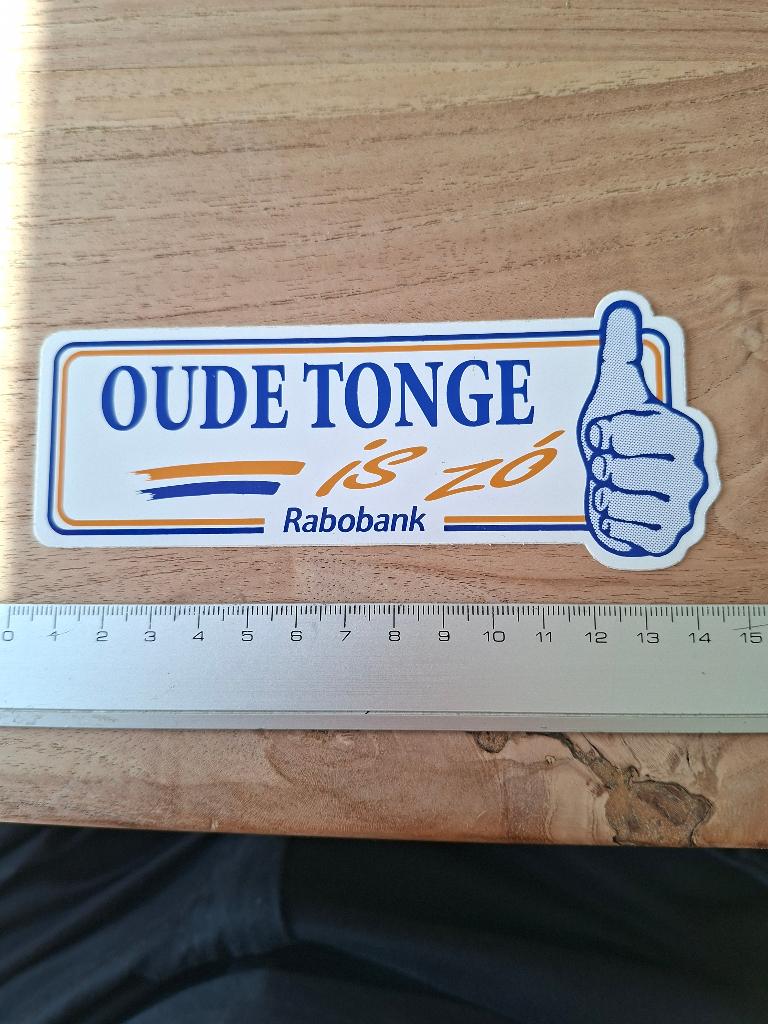 Sticker Oude Tonge, Ophalen of Verzenden, Zo goed als nieuw, Overige typen
