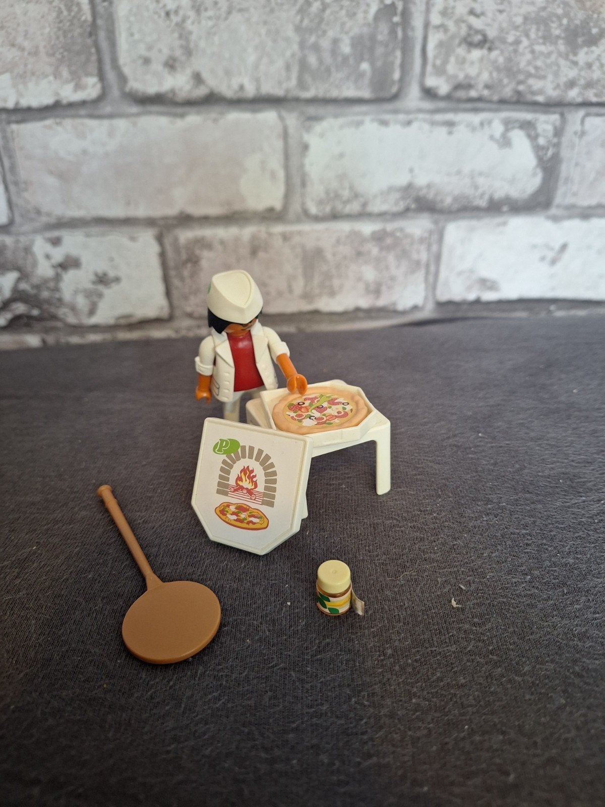 Playmobil Pizzabakker met accessoires, Kinderen en Baby's, Ophalen, Zo goed als nieuw