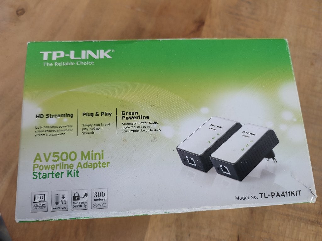 TP-Link AV500 Mini Powerline Adapter Starter Kit te koop!, Ophalen of Verzenden, Zo goed als nieuw