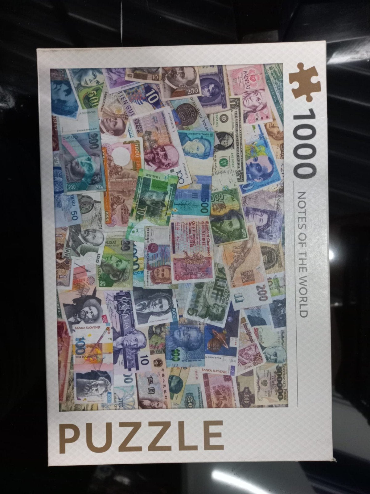 Puzzel 1000 stukjes - Bankbiljetten van de wereld, Ophalen, Zo goed als nieuw