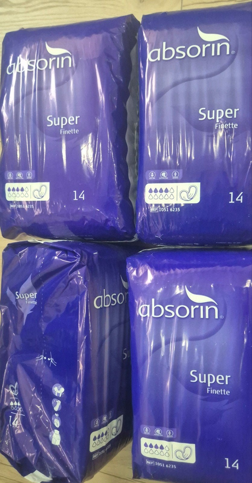 7 pakken absorin finette 14 stuks in een pak, Ophalen of Verzenden, Nieuw