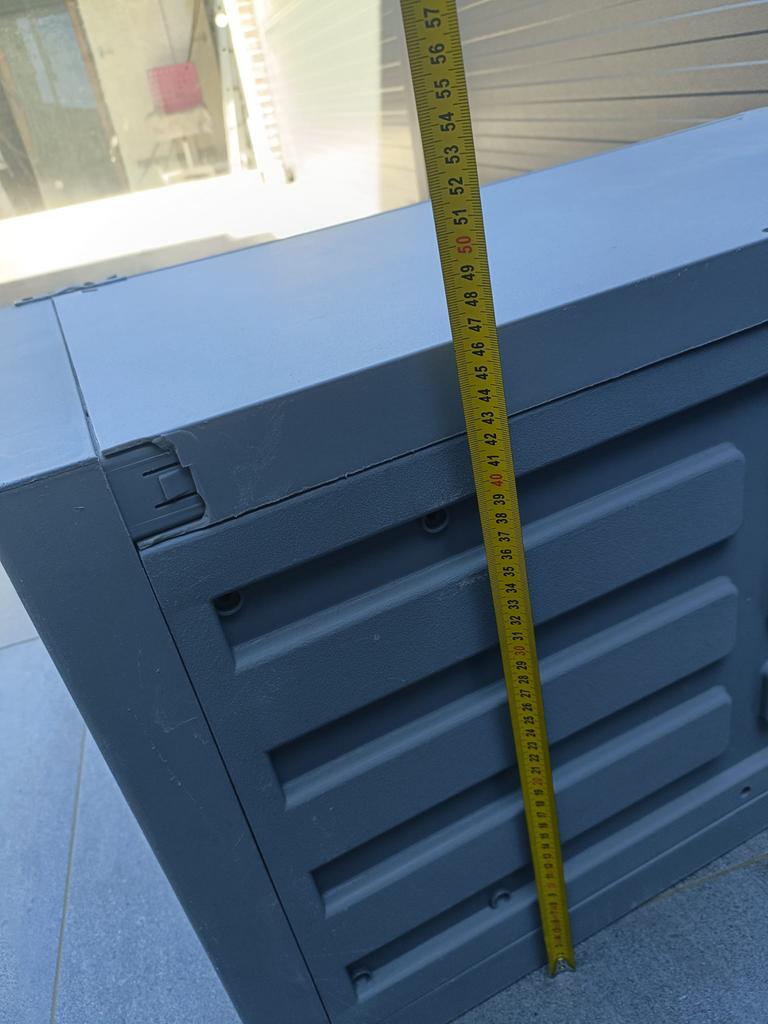 Buitenbestendige opbergkast - Ideaal voor tuin en balkon, Ophalen of Verzenden, Gebruikt, Kunststof, Overige typen