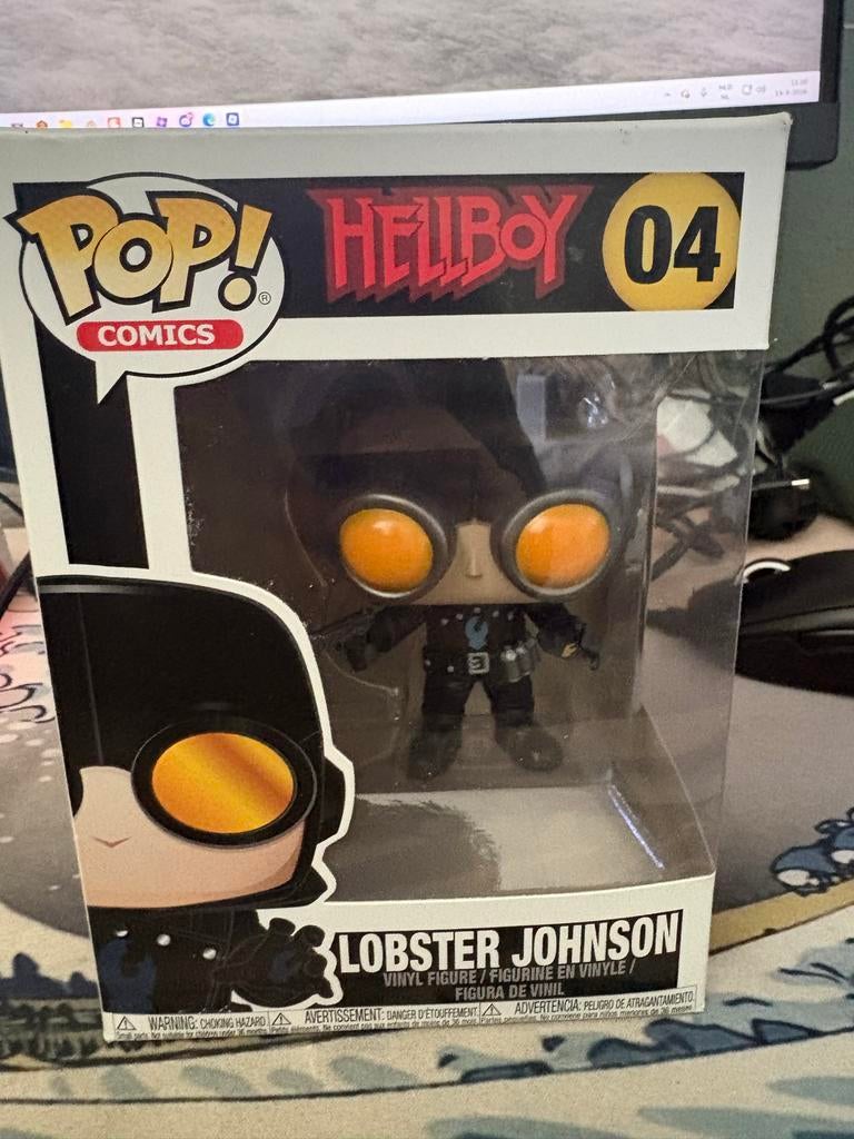 Funko Pop! Hellboy 04 Lobster Johnson Vinyl Figuur, Ophalen of Verzenden, Nieuw