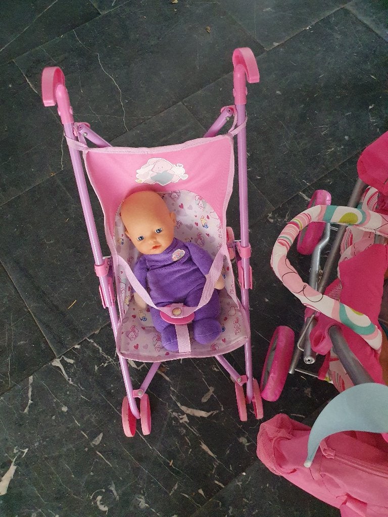Poppenwagen / Buggy Baby born, Kinderen en Baby's, Speelgoed | Poppen, Ophalen of Verzenden, Zo goed als nieuw, Babypop