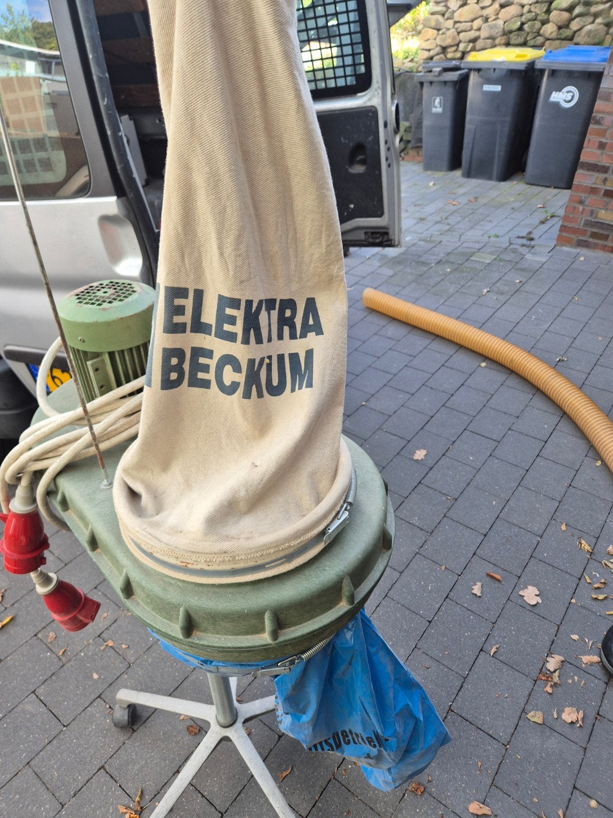 Elektra Beckum SPA 1000 Afzuiger met slang, Ophalen, Afzuiger