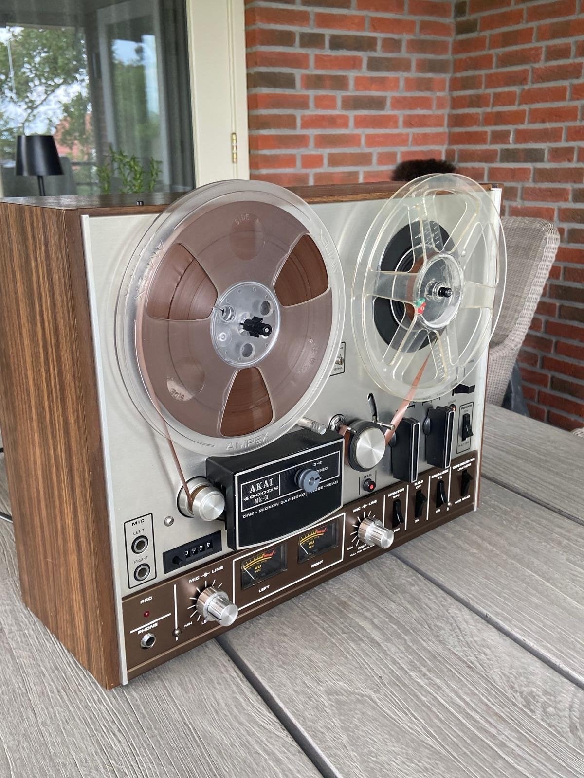 Akai 4000 DS-MK II Bandrecorder - Vintage Audio, Ophalen of Verzenden, Bandrecorder, Met banden