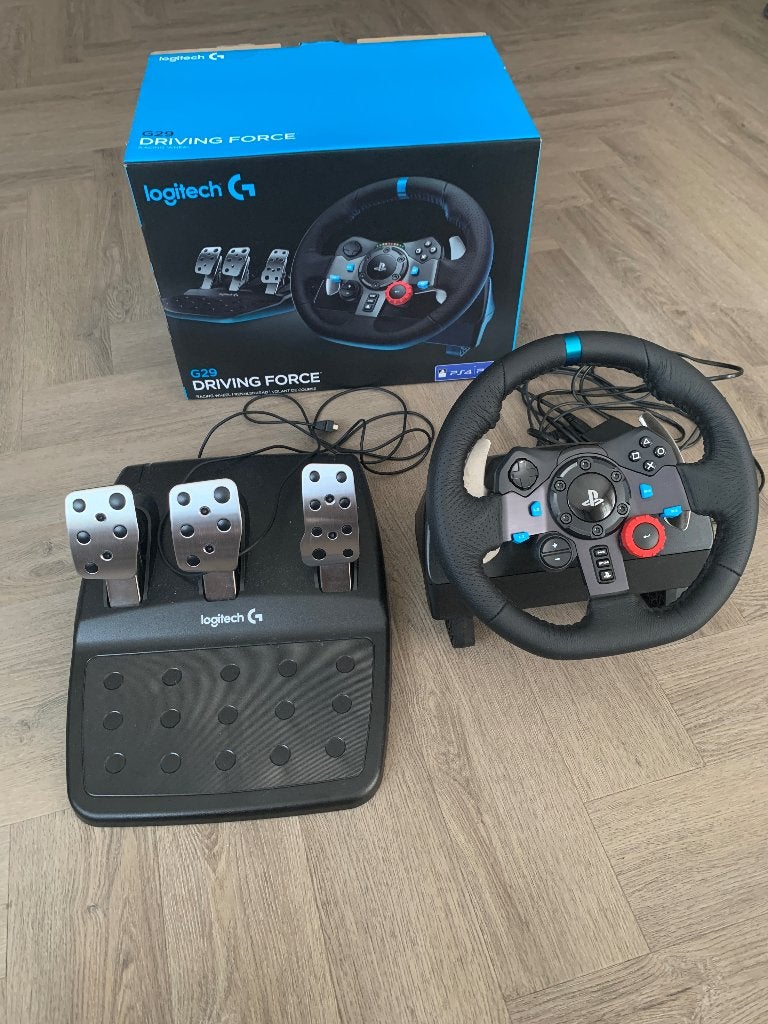 Logitech G29 Driving Force compleet set, Computers en Software, Ophalen of Verzenden, Zo goed als nieuw, Logitech