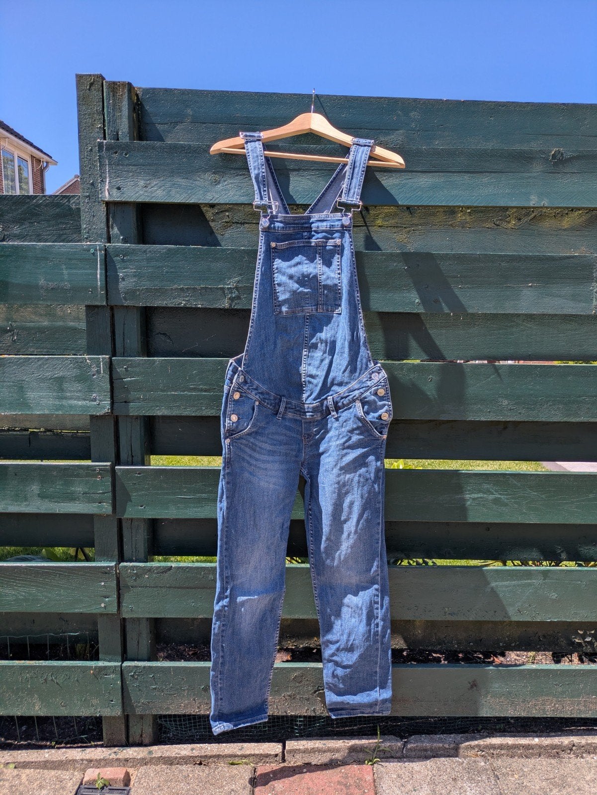Zwangerschapstuinbroek, Kleding | Dames, Jumpsuits, Ophalen, Zo goed als nieuw