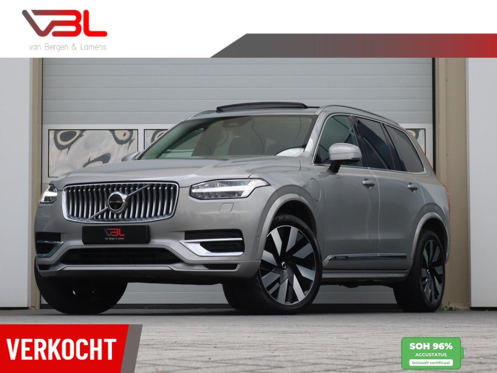 Volvo XC90 2.0 T8 Recharge 455PK AWD Ultimate Bright | SOH 9, Gebruikt, 4 cilinders, Adaptive Cruise Control, 7 stoelen