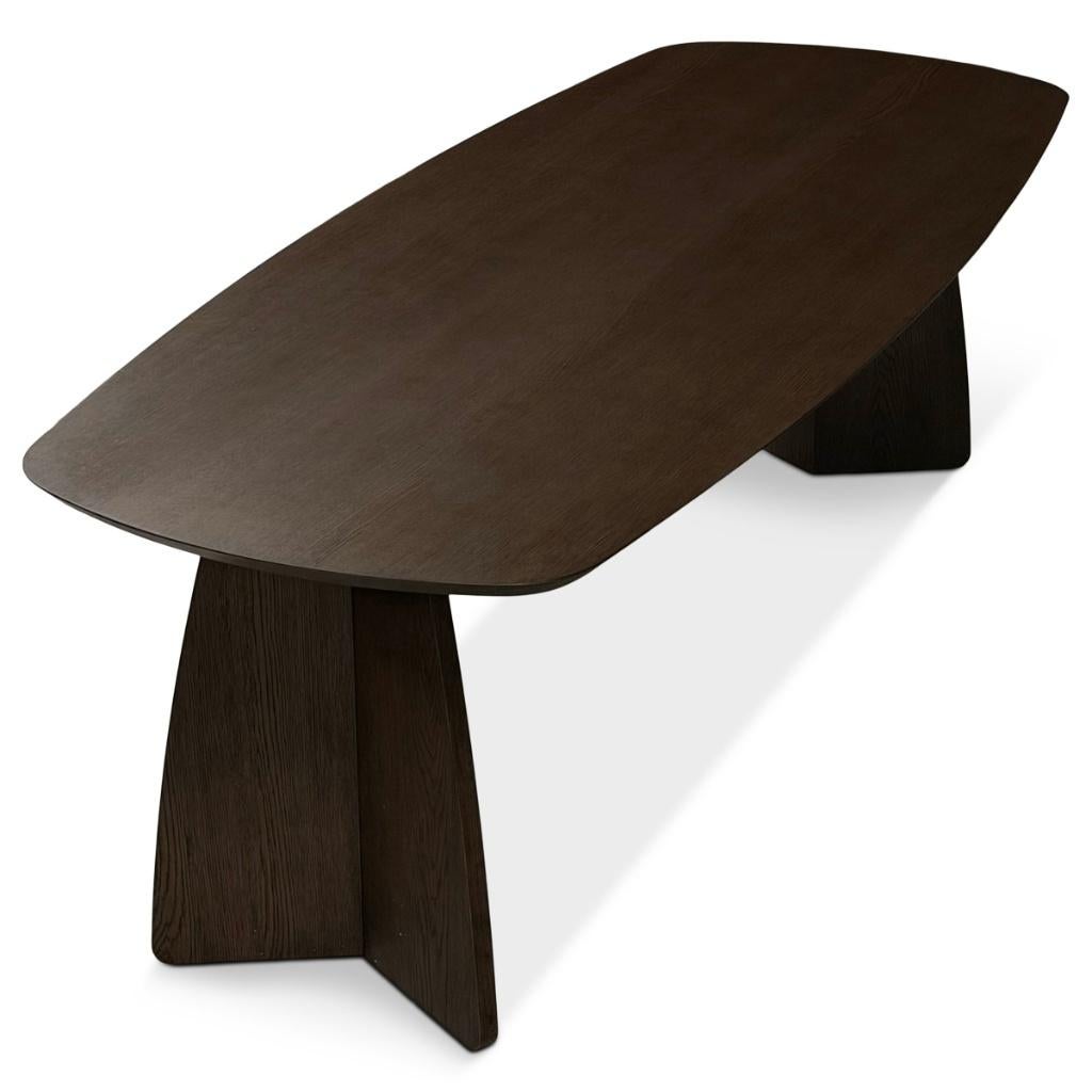 Foto 7 van Japandi tafel deens ovaal eiken bruin 210 240cm
