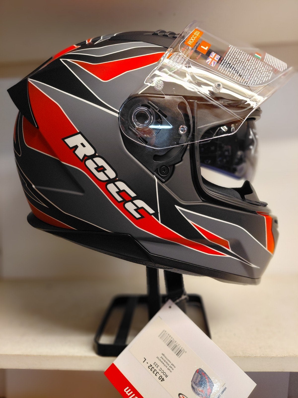 Nieuwe ROCC helm met zonnevizier maat L, Nieuw met kaartje, Dames, Ophalen of Verzenden, Integraalhelm