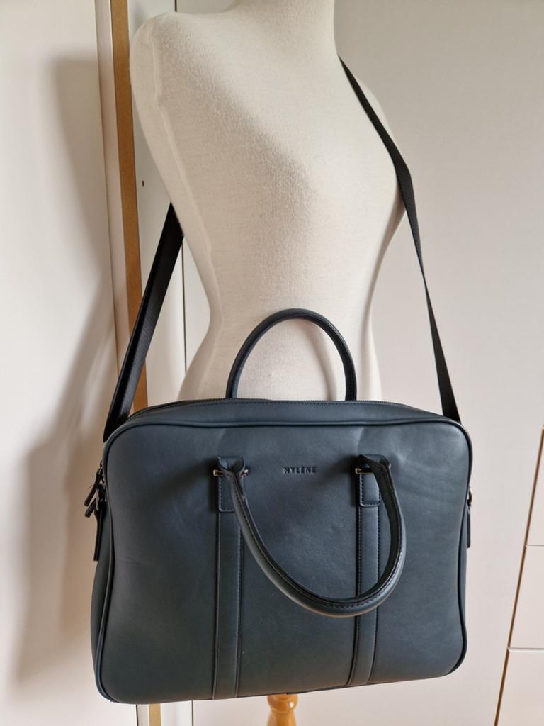 Aktetas / messengerbag Mylene in de kleur Petrol, Sieraden, Tassen en Uiterlijk, Tassen | Schoudertassen, Gebruikt, Overige merken