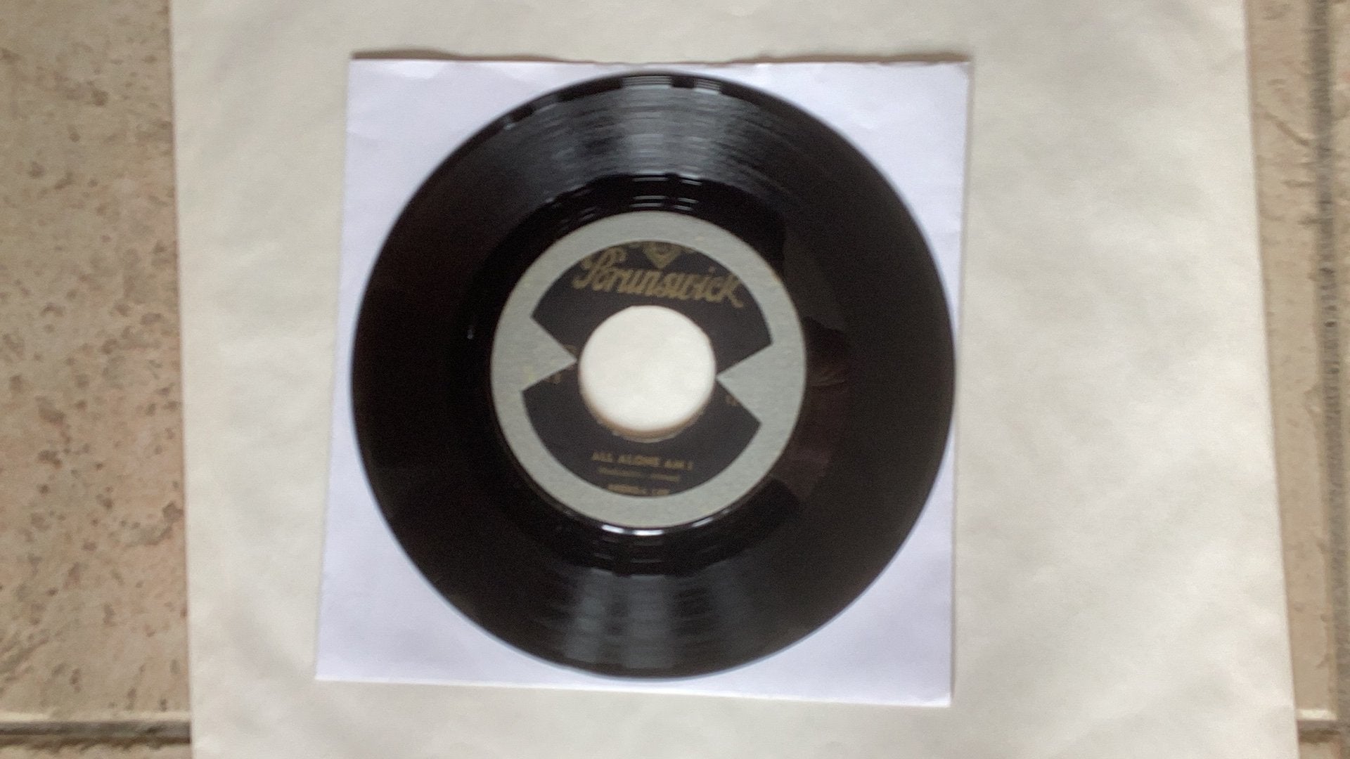 Single Brenda Lee - All alone am I, Ophalen of Verzenden, Gebruikt, 7 inch, Pop