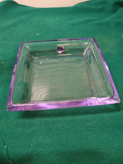 schaal glas paars merk leonardo, Ophalen of Verzenden, 'T Olde Gre-j, Info@toldegrej.nl, Endepoelstraat 20f Didam