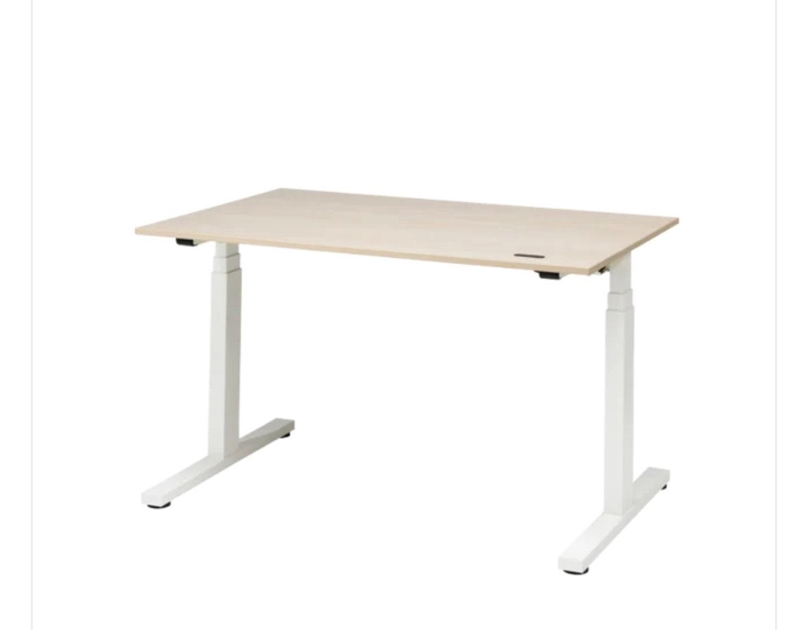 Elektrisch verstelbaar bureau 80x120cm + bureaustoel, Ophalen, Zit-sta bureau, Elektrisch, 120 cm