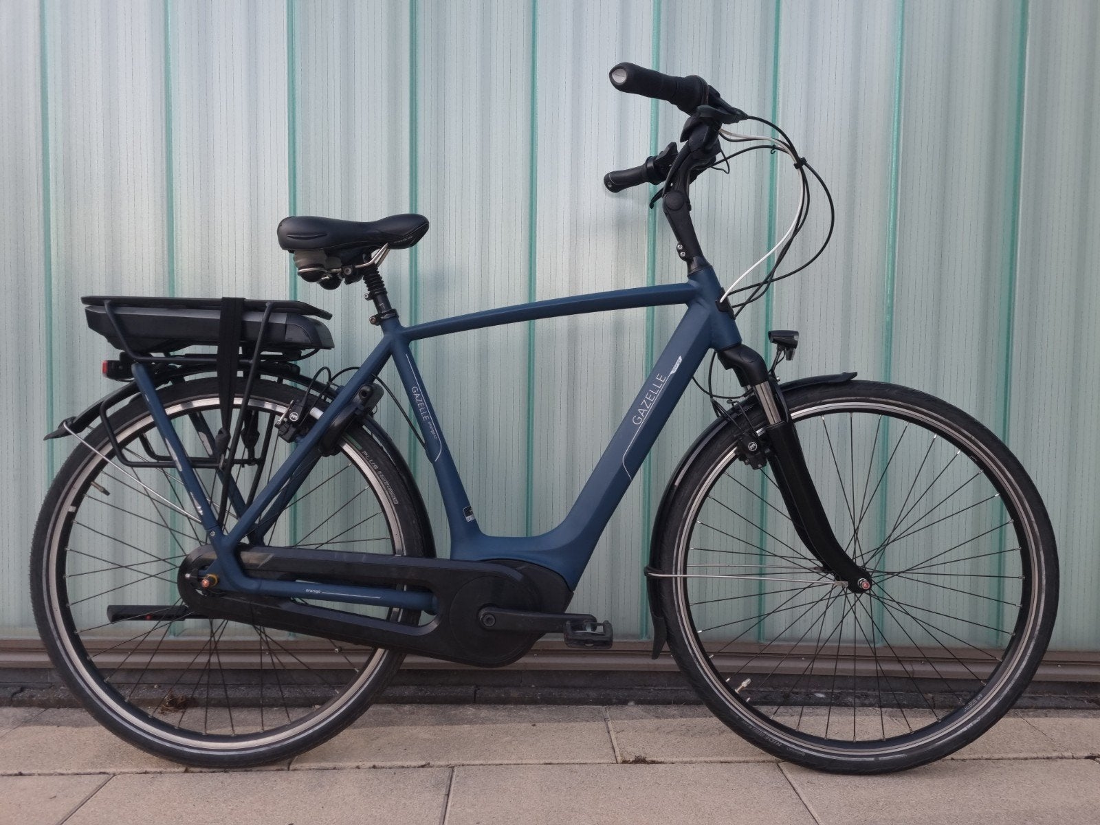 nette gazelle orange c7+ 57cm, Fietsen en Brommers, Fietsen | Heren | Herenfietsen, Ophalen, Velgrem, Versnellingen, Zo goed als nieuw