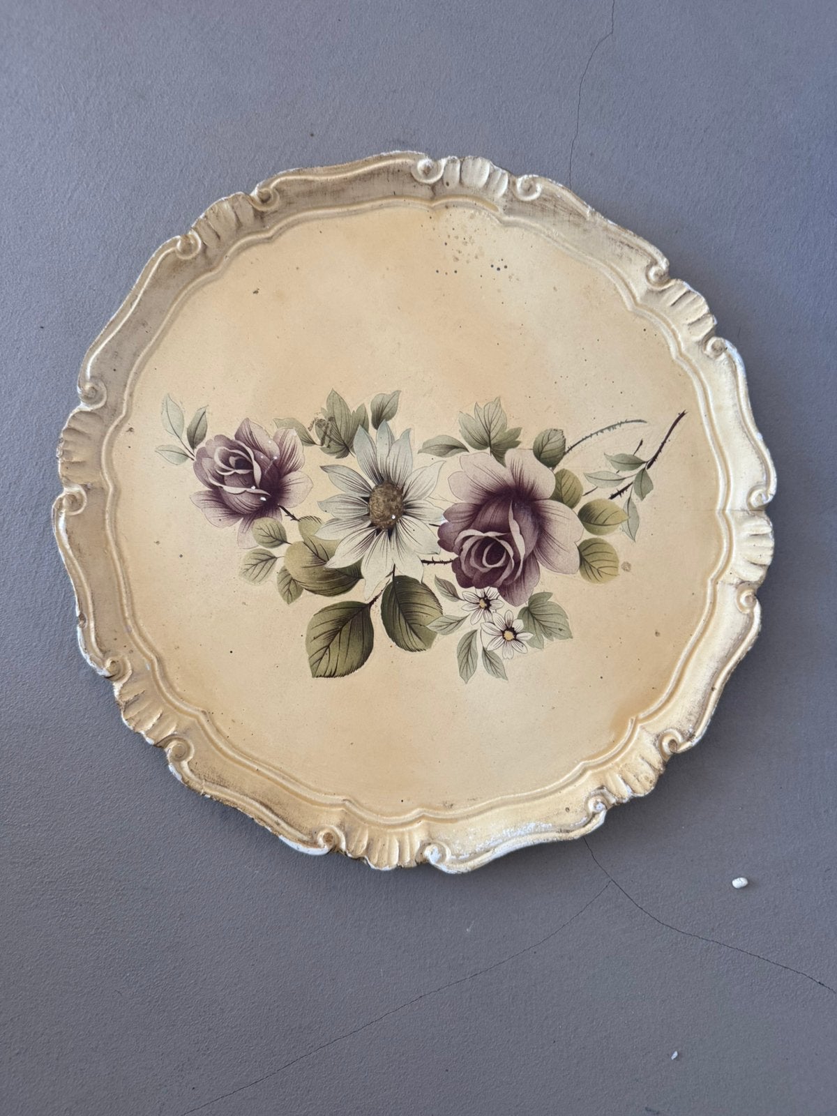 Brocante Frans dienblad uit 1979, Ophalen of Verzenden