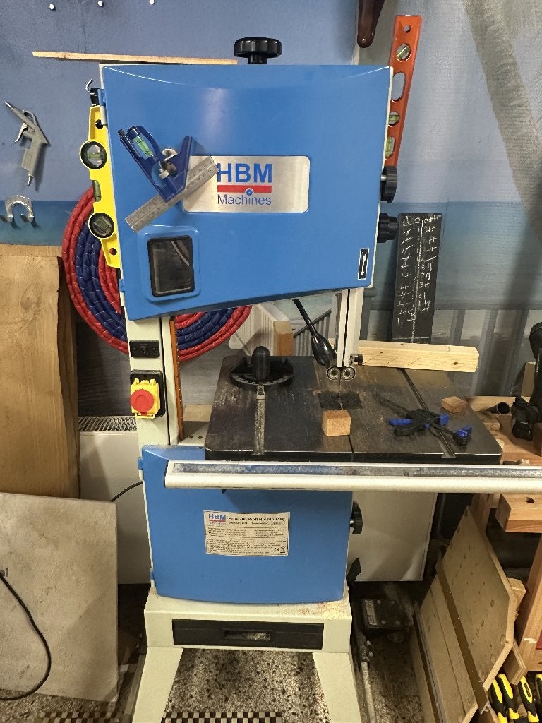 HBM Profi Houtlintzaag, Ophalen, Gebruikt, 70 mm of meer, 1200 watt of meer