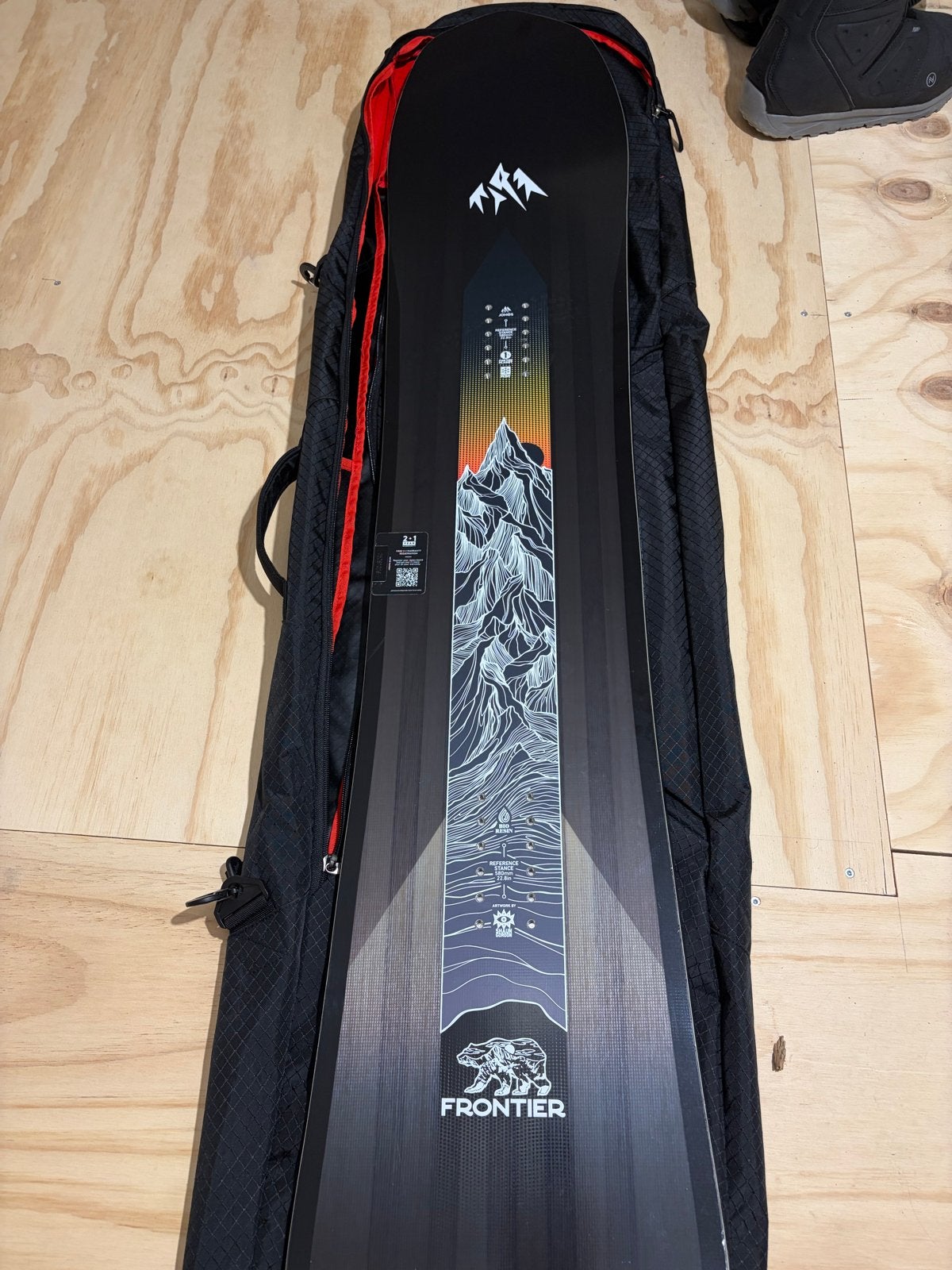 Jones Frontier 2025 - 156 regular, Sport en Fitness, Ophalen, Gebruikt, Board