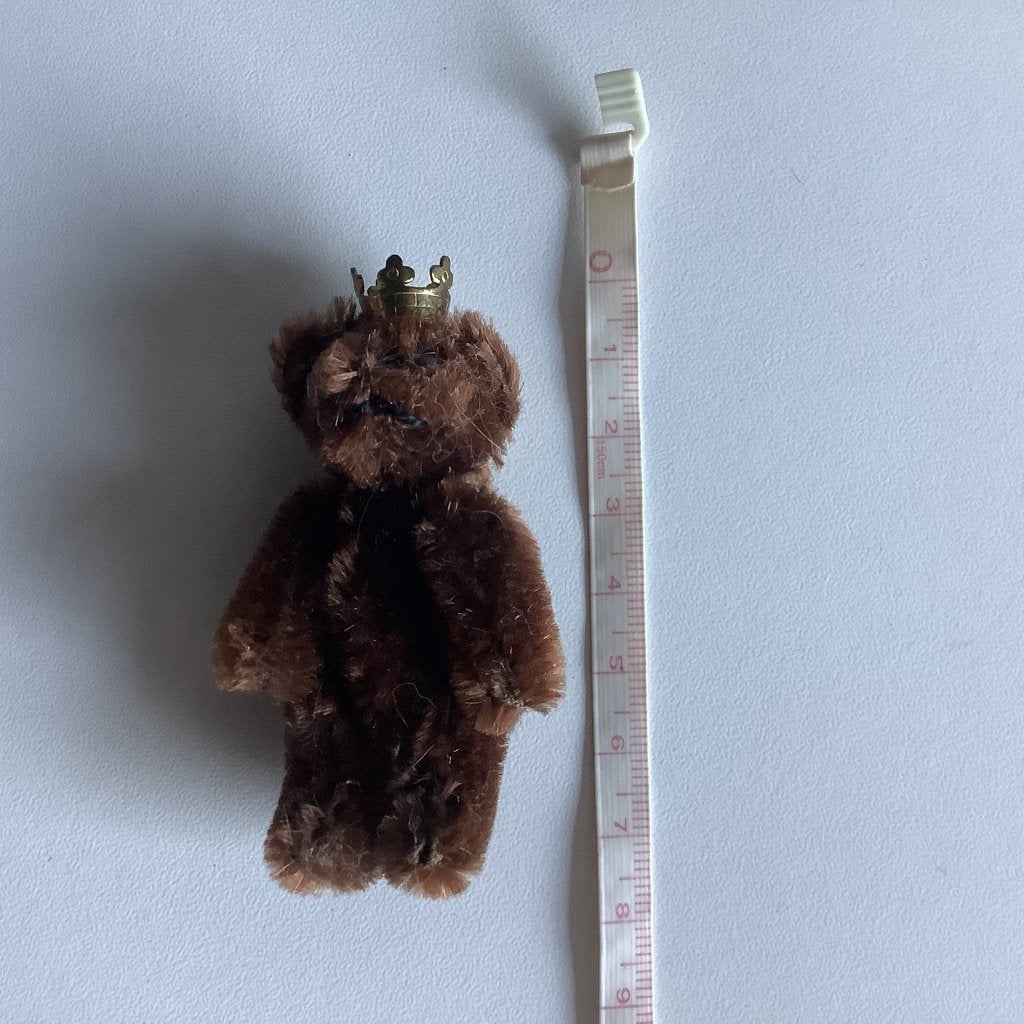 Schuco minibeertje met kroontje (Berlin tut gut), Ophalen of Verzenden, Zo goed als nieuw, Stoffen beer, Overige merken