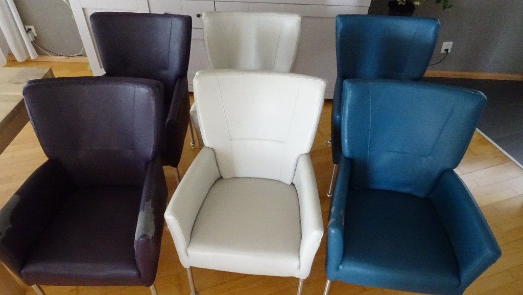 Gratis af te halen: Eetkamer stoelen 6 stuks, Huis en Inrichting, Ophalen, Gebruikt, Vijf, Zes of meer stoelen, Overige kleuren