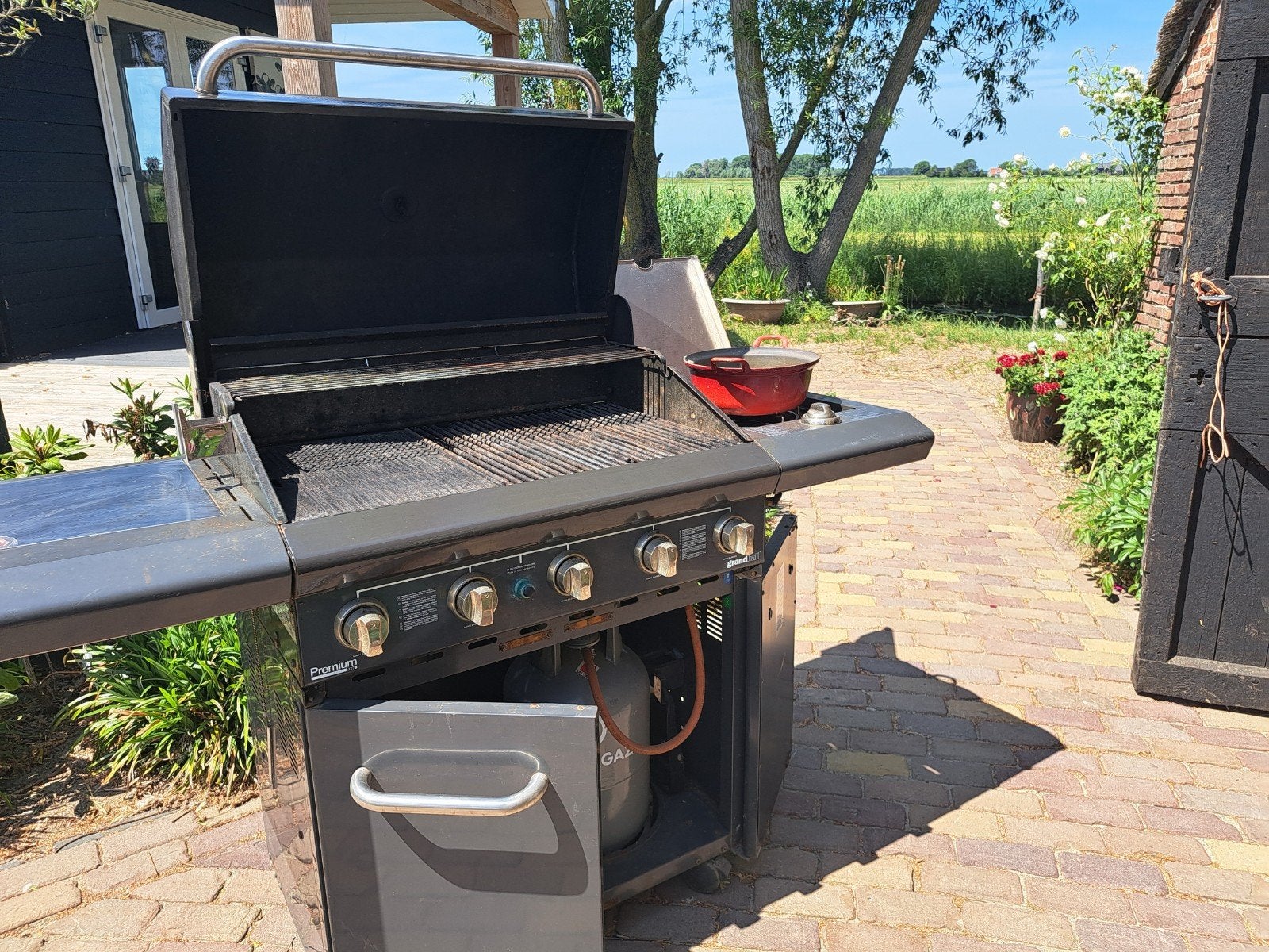 Buitenkeuken Gas BBQ, Tuin en Terras, Gasbarbecues, Ophalen, Gebruikt, Grandhall