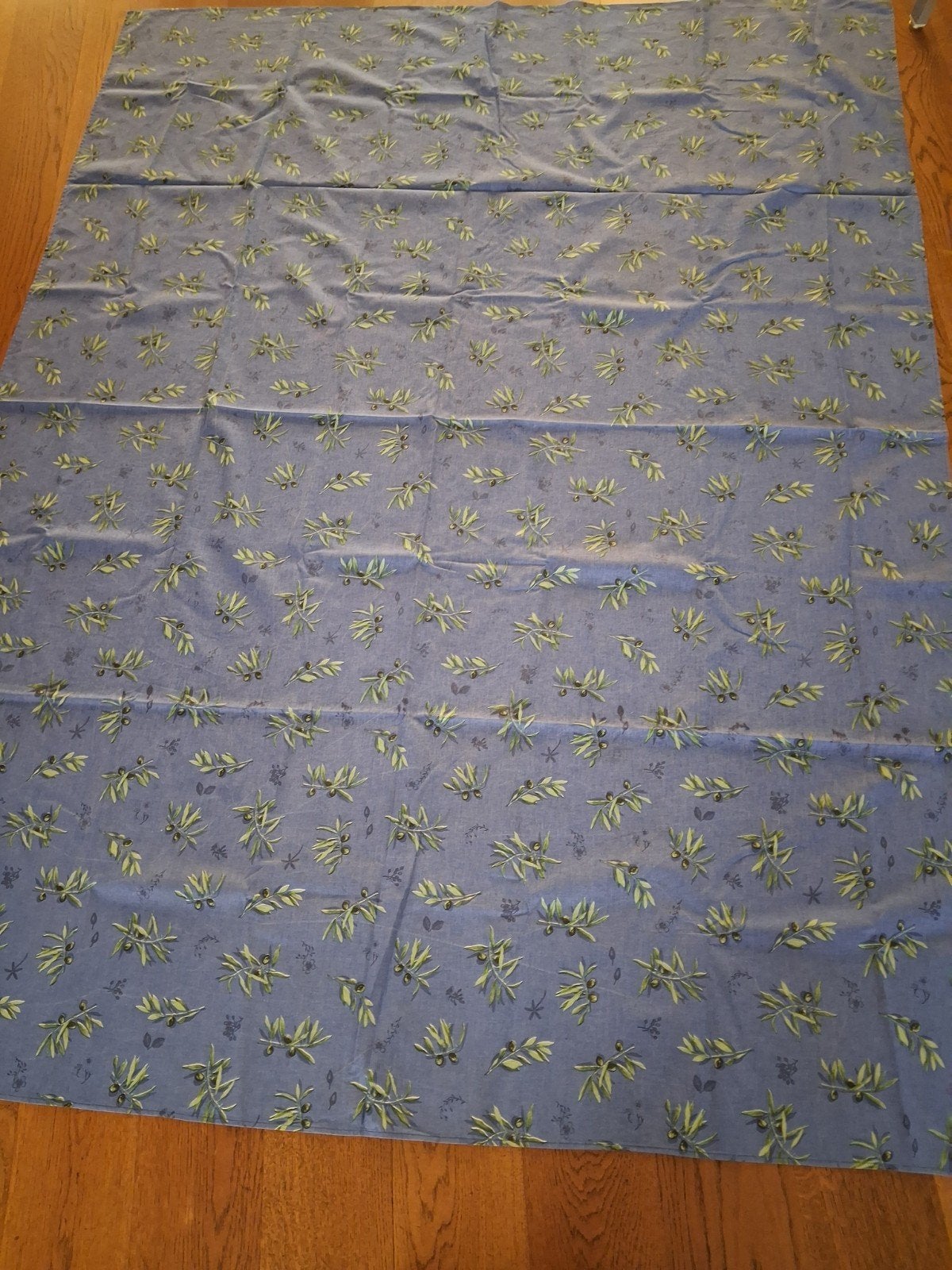 Provençaals tafelkleed, Blauw, Ophalen of Verzenden, Zo goed als nieuw, Katoen