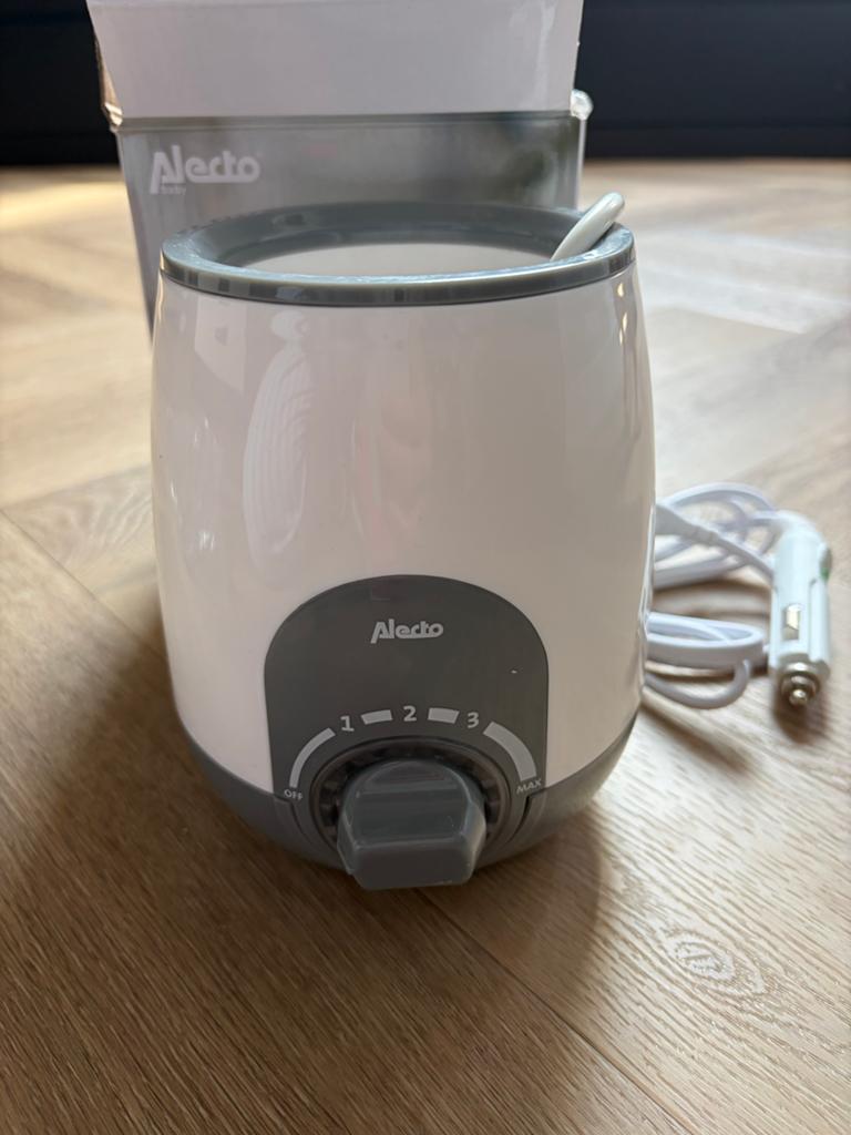 Alecto BW-512 CAR Flessenwarmer voor thuis en onderweg, Ophalen of Verzenden, Gebruikt, Flessen- of potjesverwarmer
