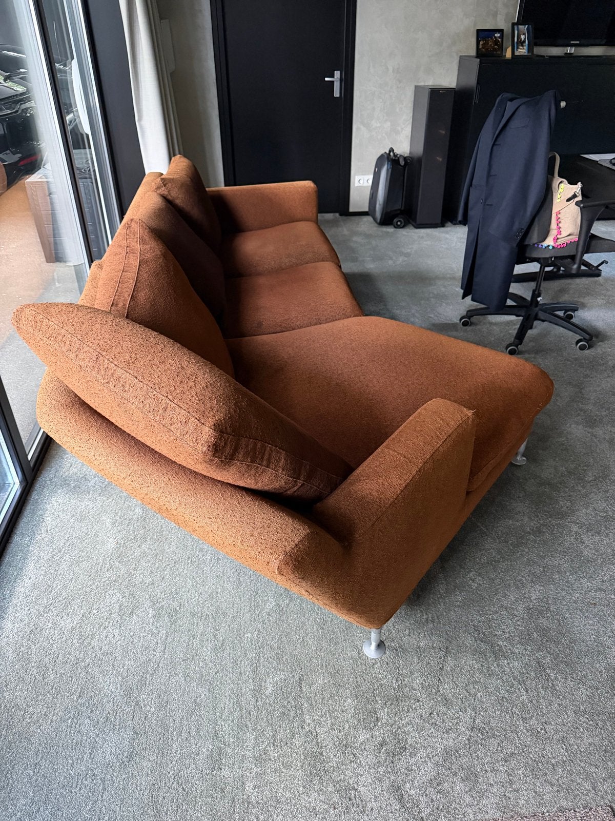Design Bank Harry van B&B Italia - Nieuwe stoffering nodig, Huis en Inrichting, Banken | Sofa's en Chaises Longues, Gebruikt, 75 tot 100 cm