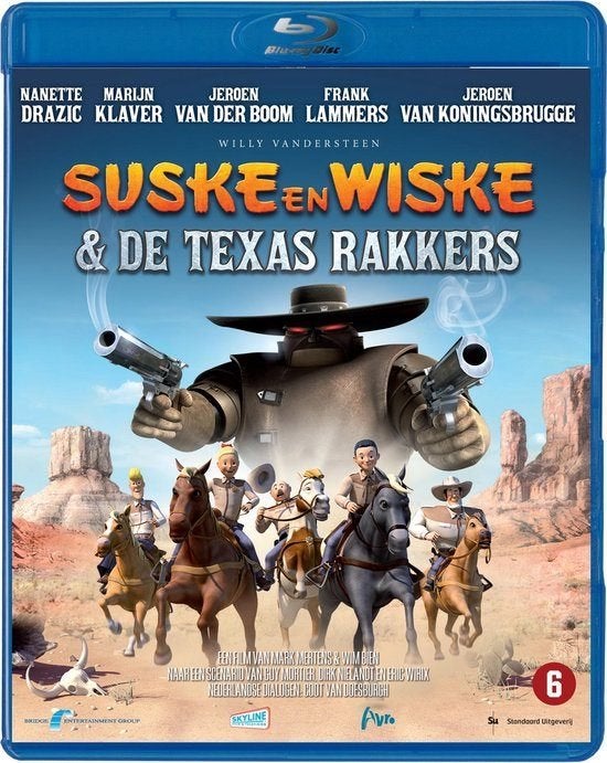 Suske & Wiske en de Texasrakkers Blu Ray, Sealed Ned. Gespr., Film, Kinderen en Jeugd, Ophalen of Verzenden, Blu-ray