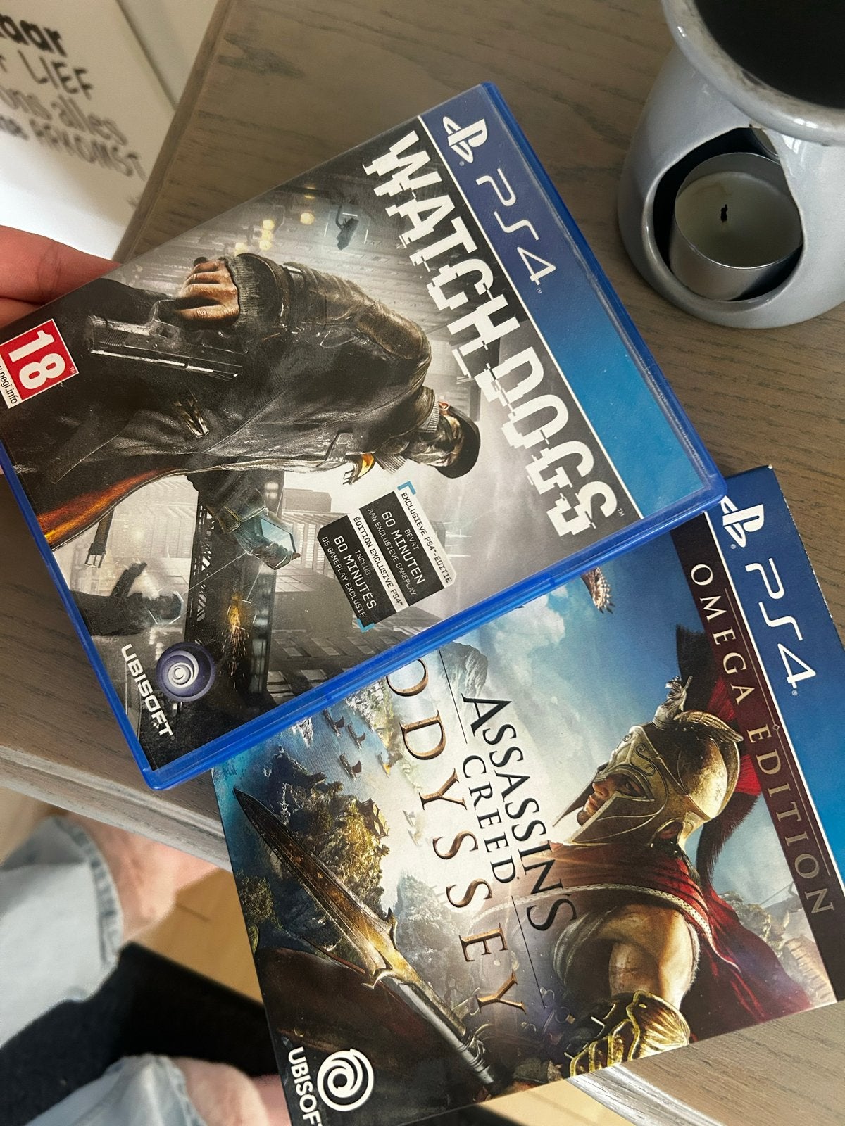 PS4 Games: Watch Dogs & Assassin's Creed Odyssey, Avontuur en Actie, Gebruikt, Vanaf 18 jaar, 1 speler