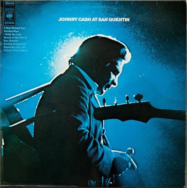LP - Johnny Cash at San Quentin, Cd's en Dvd's, Vinyl | Country en Western, Ophalen of Verzenden, Zo goed als nieuw, 12 inch