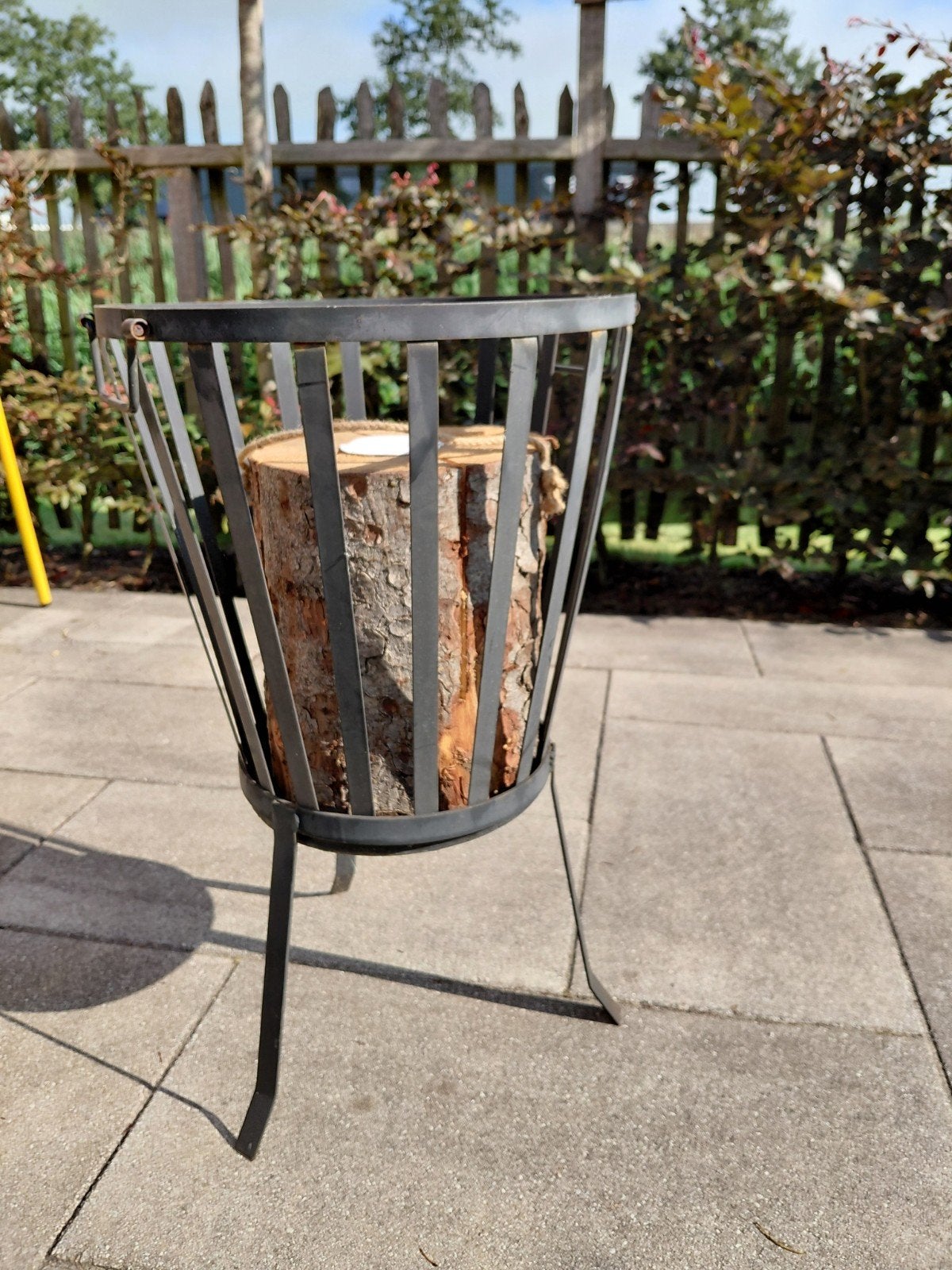 Vuurkorf inclusief houtblok (Zweedse fakkel), Tuin en Terras, Ophalen, Nieuw