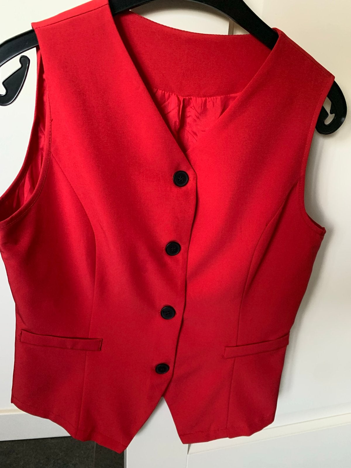 Stijlvol rood giletje, Kleding | Dames, Ophalen of Verzenden, Nieuw