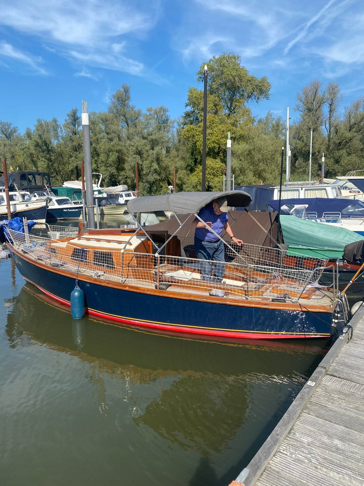 Van de Stadt Primaat zeilboot / motorboot, Watersport en Boten, Ophalen, Binnenboordmotor, Diesel, 10 pk