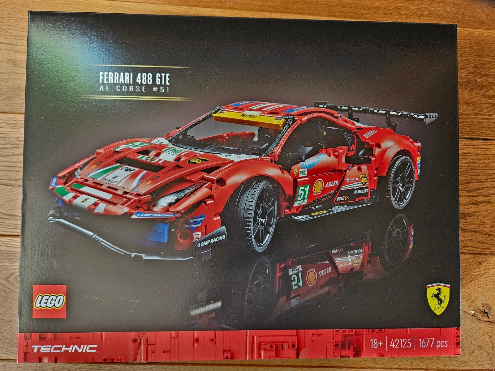 LEGO Technic Ferrari 488 GTE AF Corse #51 (42125), Lego, Nieuw, Ophalen of Verzenden, Technic