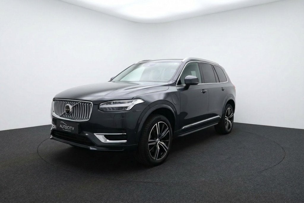 Volvo XC90 2.0 T8 AWD Inscription 7p l Pano l Harman l Bliss, Gebruikt, 4 cilinders, Blauw, 7 stoelen