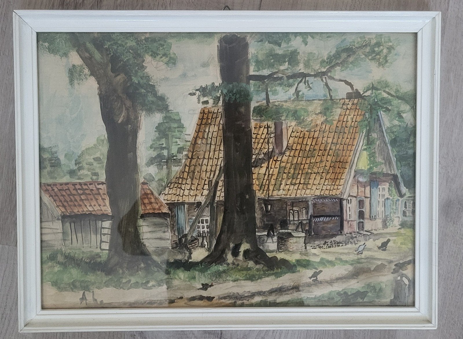 Eskes, Aalten aquarel, Ophalen