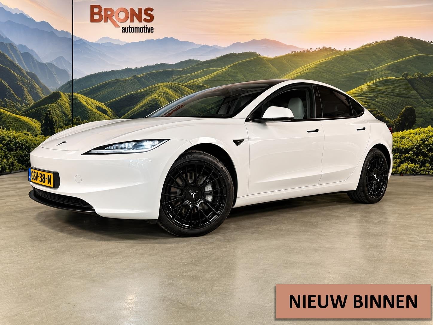 Tesla Model 3 RWD 60 kWh Knob/ stalks van Enhance l trekhaak, Auto's, Automaat, Gebruikt, 1736 kg, 375 min