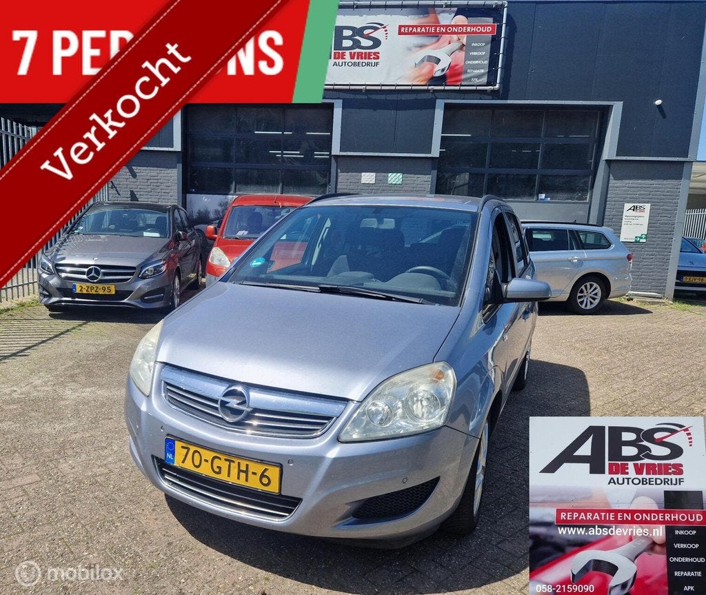 Opel Zafira 1.8 Business AIRCO CR CONTROL, Gebruikt, 4 cilinders, Origineel Nederlands, 750 kg