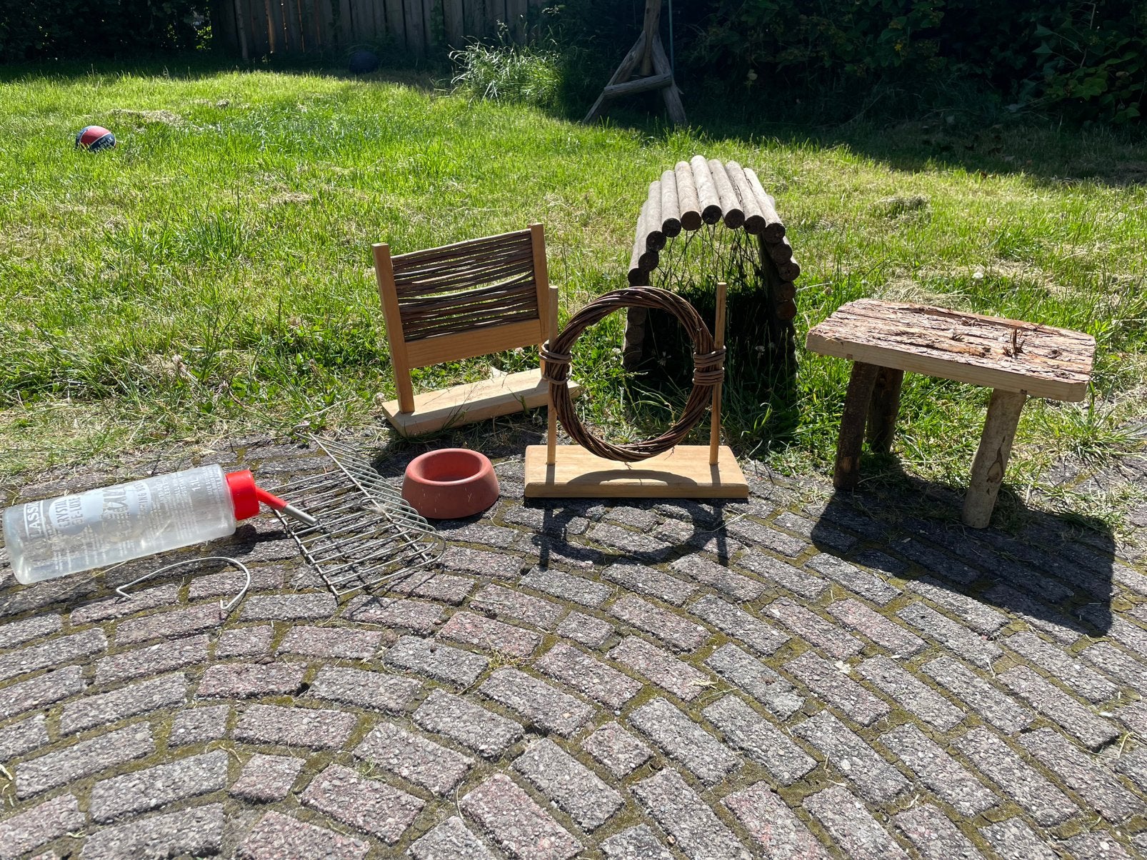 Konijnen spulletjes, Ophalen, Gebruikt