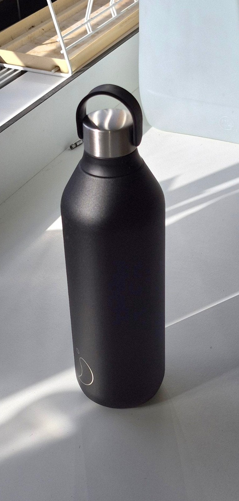 Chilly's Series 2, drinkfles, 1 liter zwart., Ophalen of Verzenden