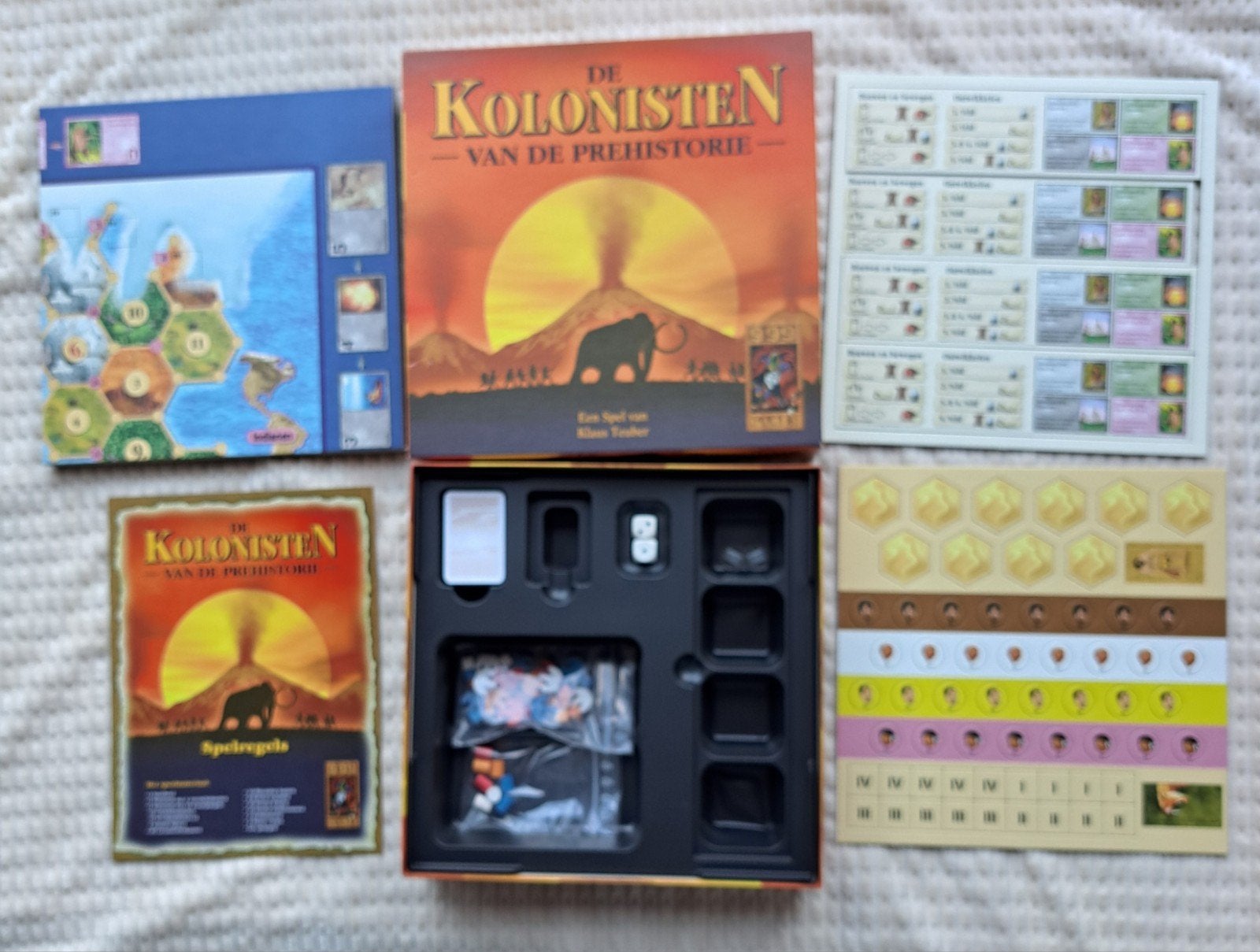 Kolonisten van de Prehistorie - Bordspel, Drie of vier spelers, Ophalen of Verzenden, Nieuw, 999 Games
