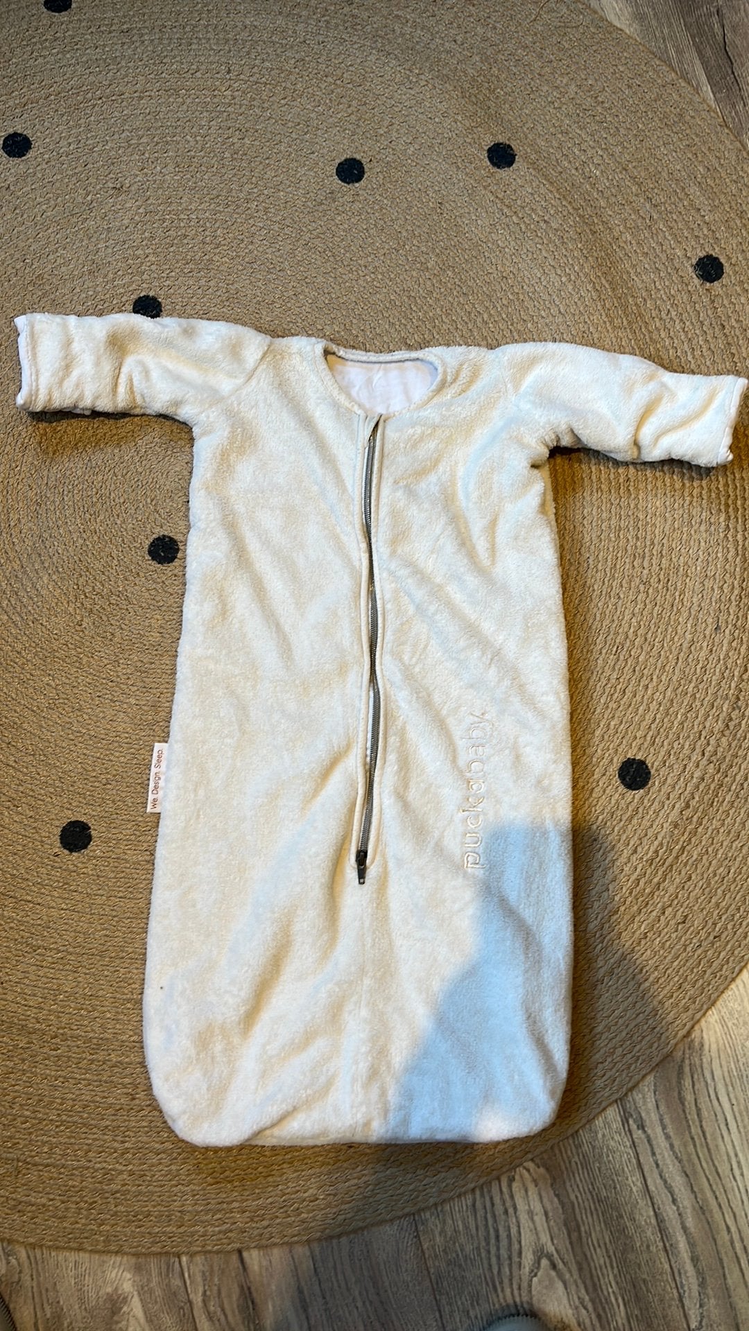 Puckababy teddy slaapzakje, Gebruikt, 70 cm, Puckababy, Ophalen of Verzenden