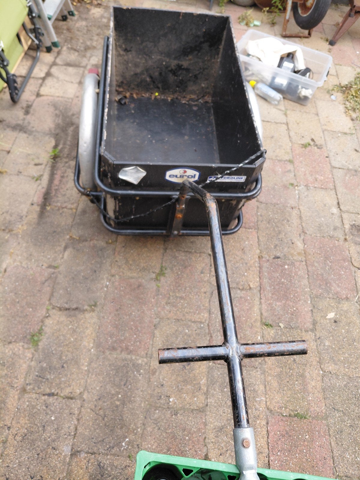 Stevige fietsaanhanger voor bagage of hond, Ophalen, Gebruikt, 80 kg of meer