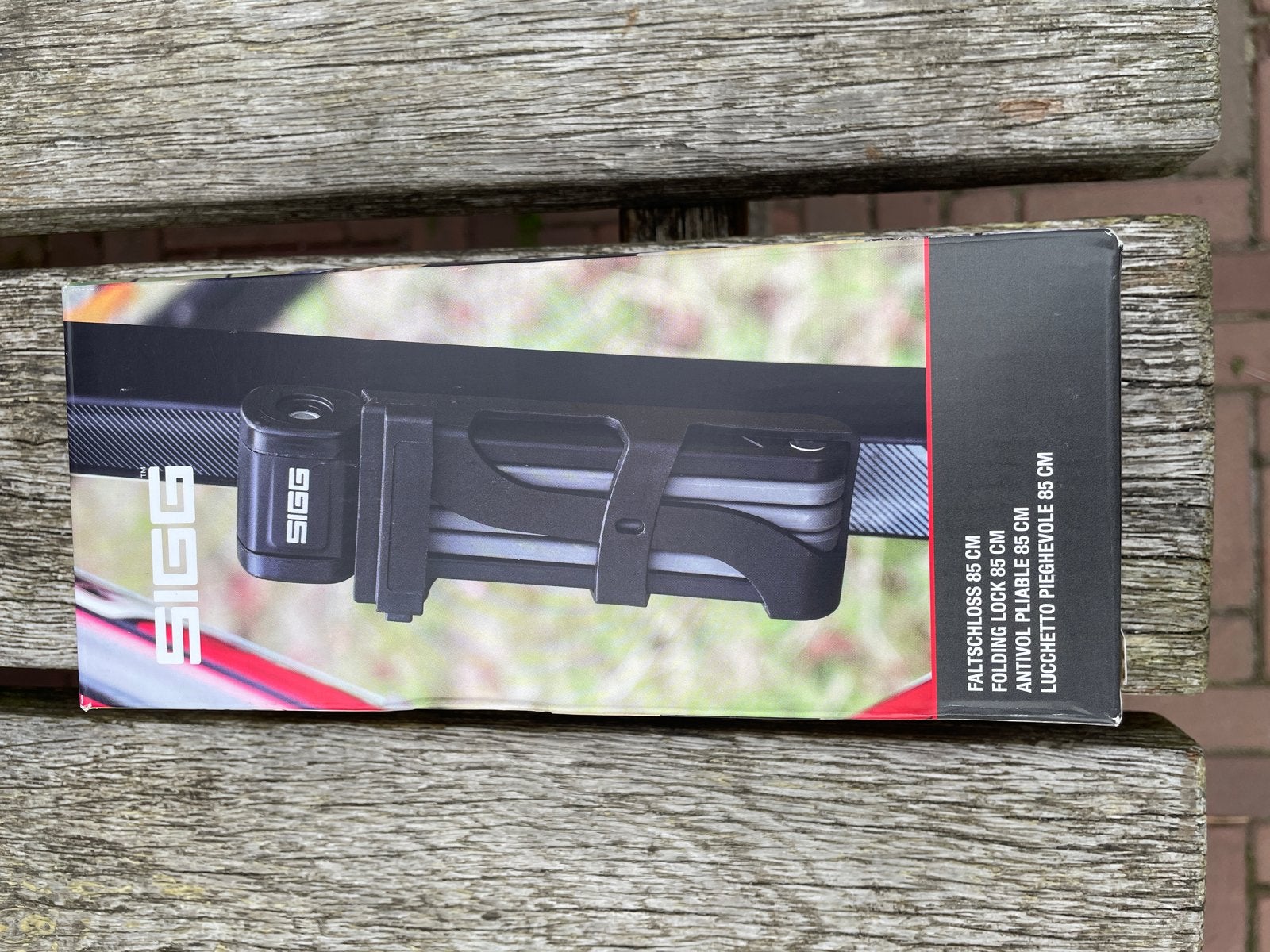 Sigg Vouwslot 85 cm - Fietslot met Bevestiging nieuw, Ophalen of Verzenden, Nieuw, Vouwslot