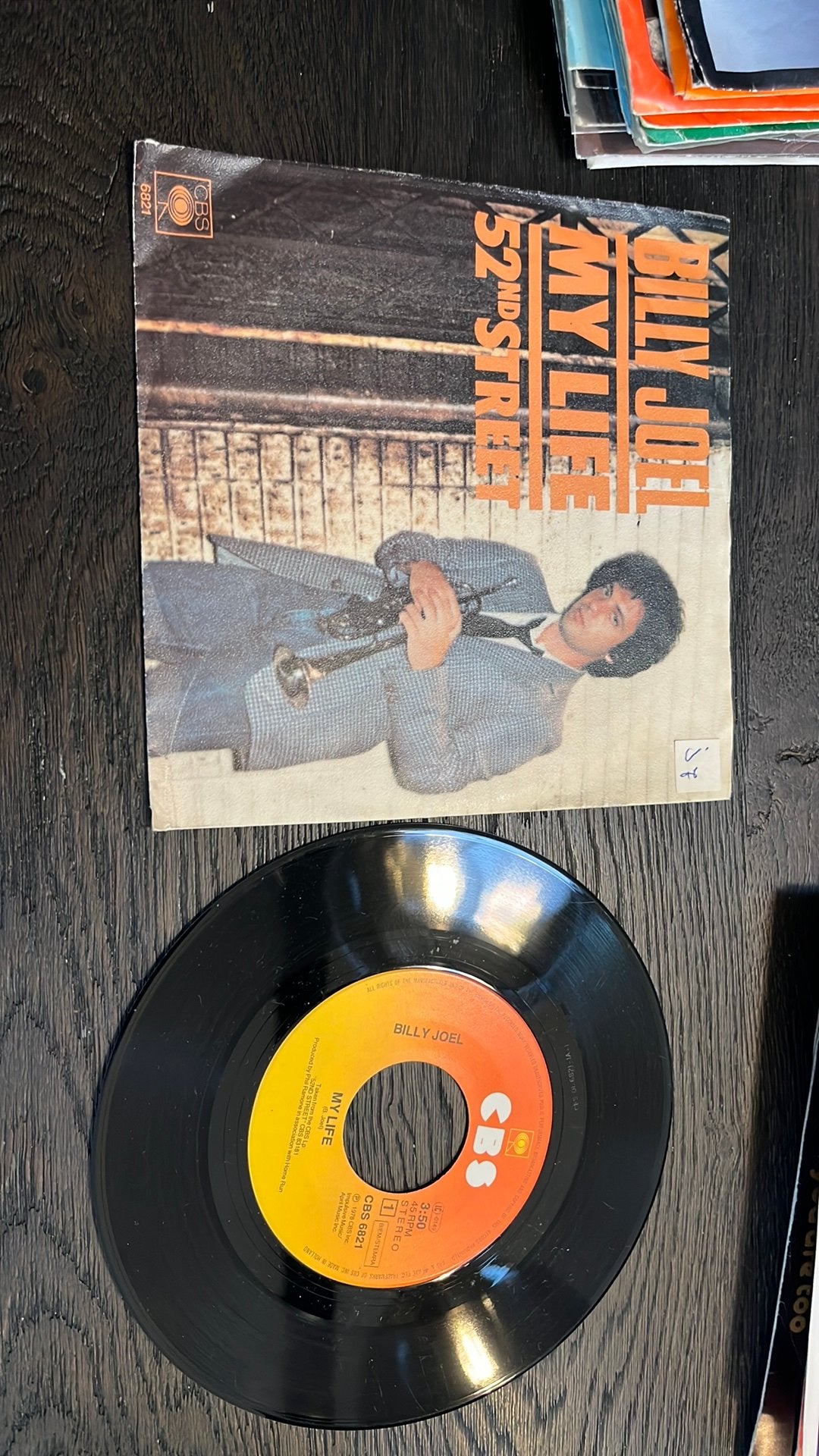 Billy joel single, Ophalen of Verzenden, Gebruikt, Pop