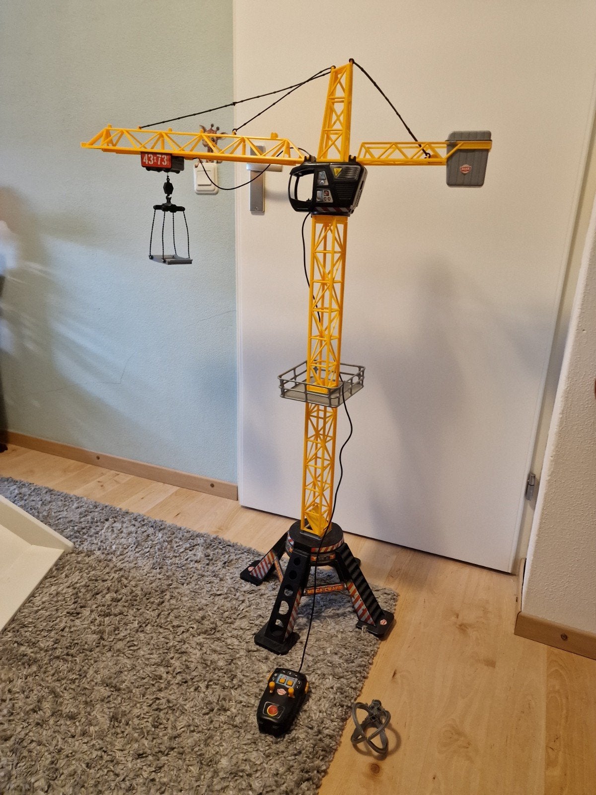 Te koop speelgoed hijskraan Dickie, Ophalen, Gebruikt, Afstandsbediening