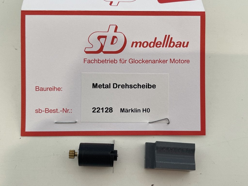 SB Modelbouw 22128 motor voor draaischijf Märklin H0 7186, Hobby en Vrije tijd, Modeltreinen | H0, Gelijkstroom of Wisselstroom