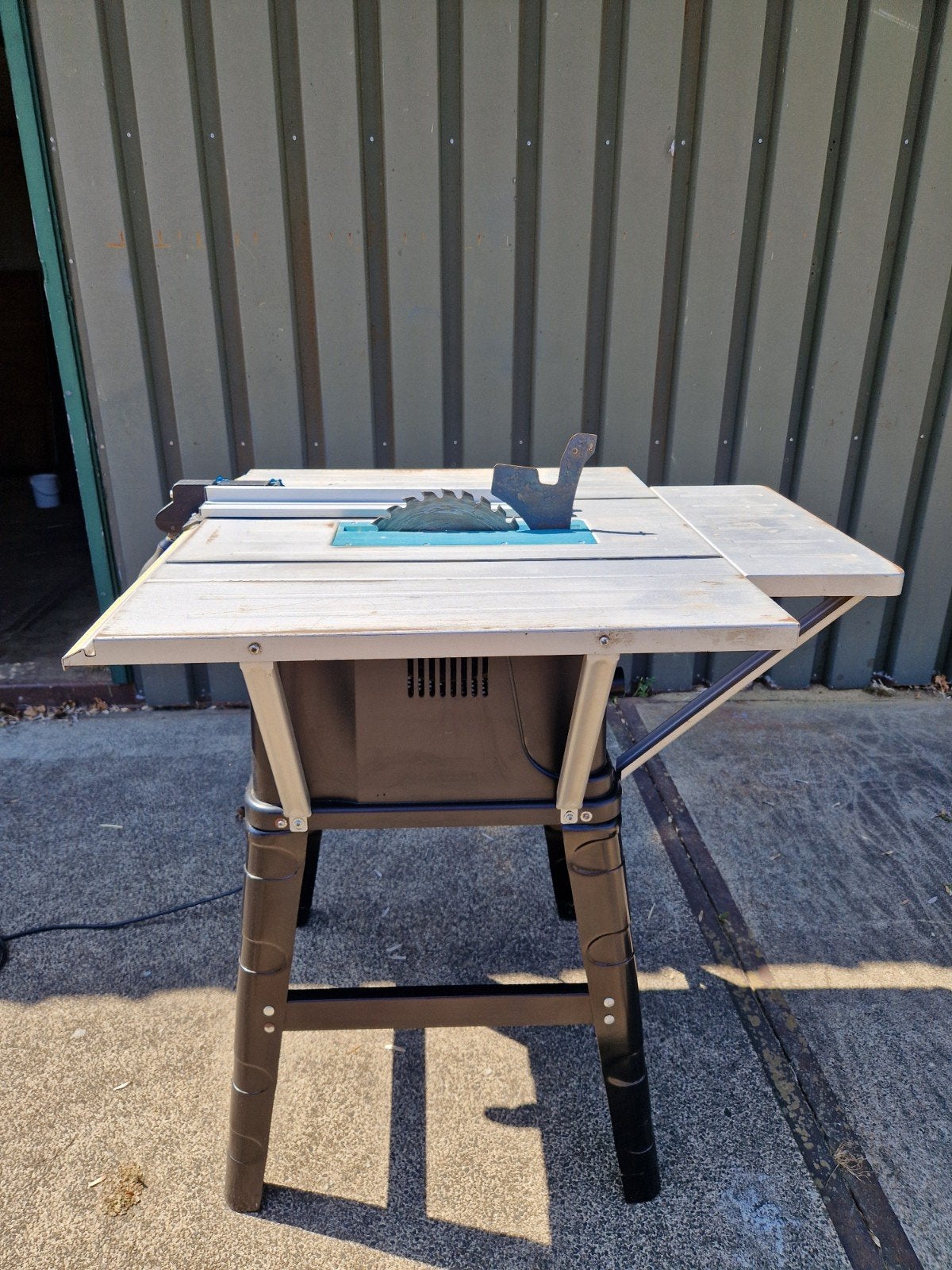 Topcraft Tafelzaag - Gebruikt maar functioneel, Doe-het-zelf en Verbouw, Gereedschap | Zaagmachines, Ophalen, Gebruikt, Cirkelzaag